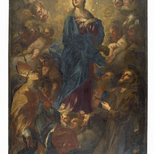image for: Nicola Malinconico - Glorificació de la Mare de Déu - Cap a 1700