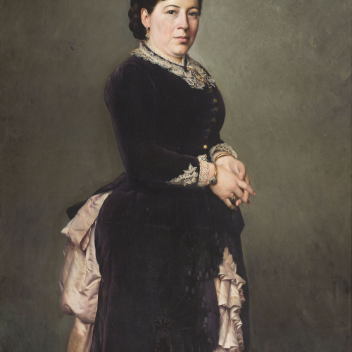 image for: Miquel Carbonell - Retrat de la marquesa de Santa Ana - 1895