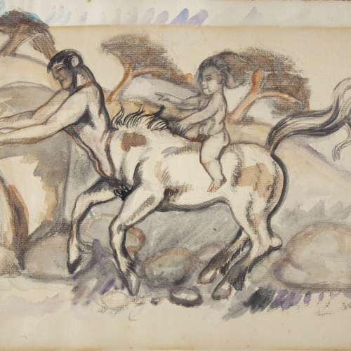 image for: Ismael Smith - Centaure i amoret - 1933