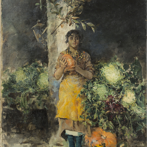 image for: Arcadi Mas i Fondevila - Venedora veneciana - 1880