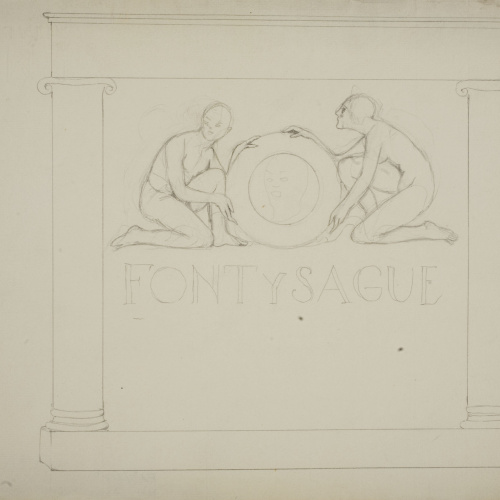 image for: Ismael Smith - Estudi per al «Monument a Norbert Font i Sagué» - Cap a 1915