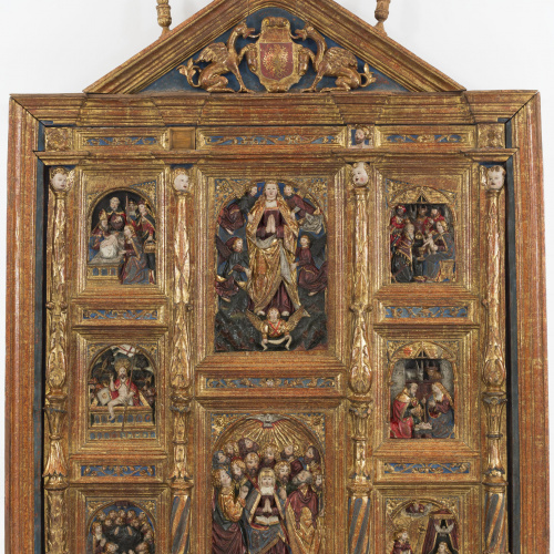 image for: Anònim - Retaule dels goigs de la Mare de Déu - Entre 1540-1560