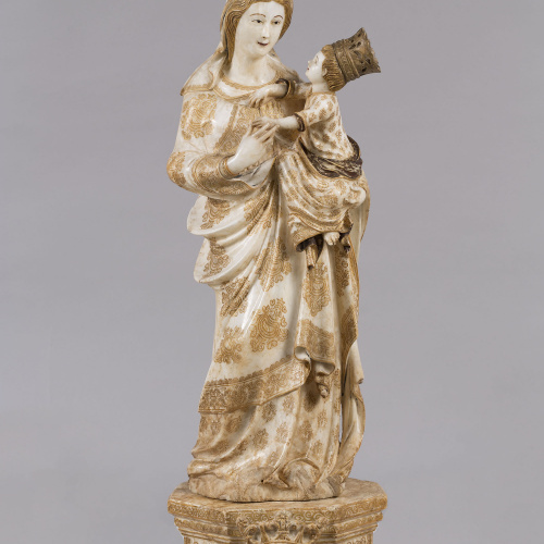 image for: Anònim - Mare de Déu amb el Nen («Madonna di Trapani») - Segle XVII