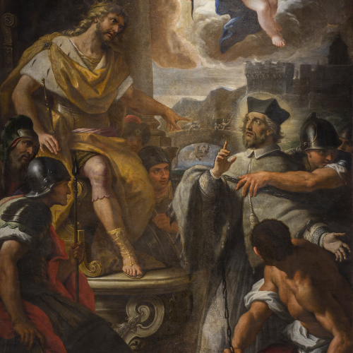 image for: Paolo de Matteis - El rei Venceslau IV sentencia sant Joan Nepomucè - 1710
