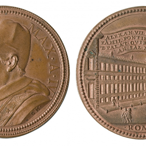 image for: Gaspare Morone - Alexandre VII i l&#039;ampliació del Palau del Quirinal - 1659