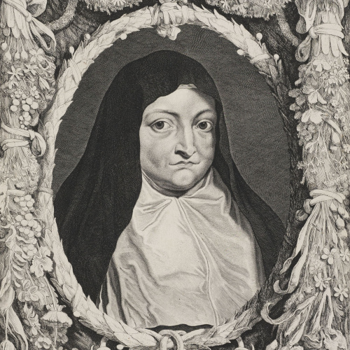 image for: Pieter van Sompel - Retrat de la infanta Isabel Clara Eugènia - Cap a 1650