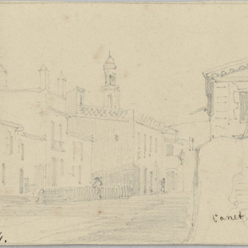 image for: Lluís Rigalt - Canet de Mar - 1849