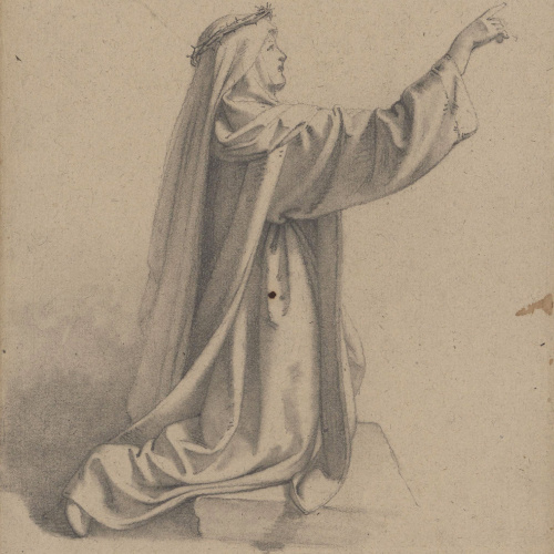 image for: Claudi Lorenzale - Santa Rosa de Lima [?] - Cap a 1850-1870