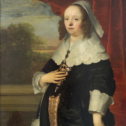 image for: Lodewyck van der Helst - Retrat d&#039;una dama - Entre 1660-1680