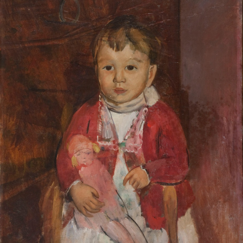 Joaquim Sunyer - La meva filla Victòria - 1921 image for: Joaquim Sunyer - La meva filla Victòria - 1921