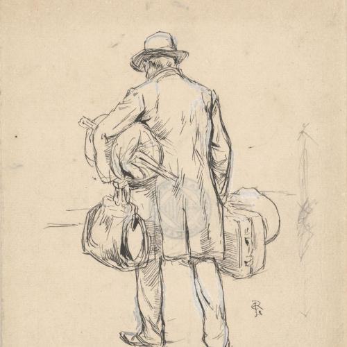 image for: Josep Lluís Pellicer - L&#039;artista arriba a Dijon - Cap a 1889