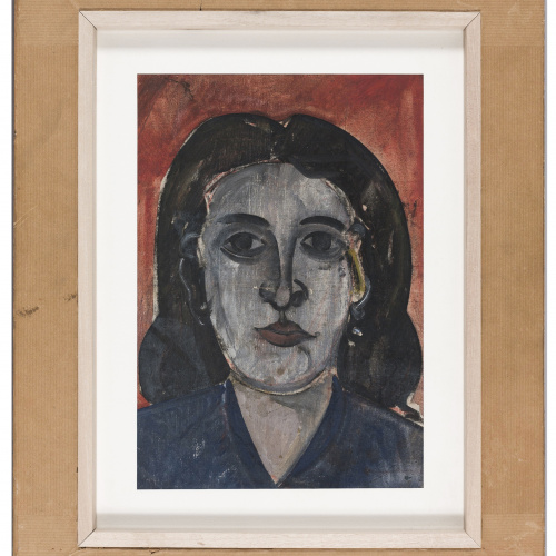 image for: Josep Guinovart - Crani (anvers) / Cap de dona (revers) - 1954 [1]