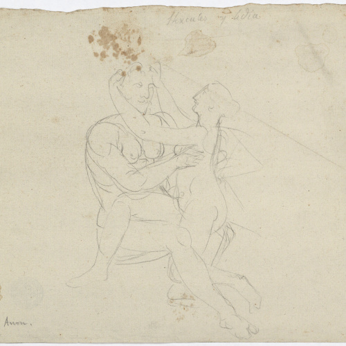 image for: Josep Bernat Flaugier - Hèrcules i Òmfale, reina de Lídia - Cap a 1800-1812