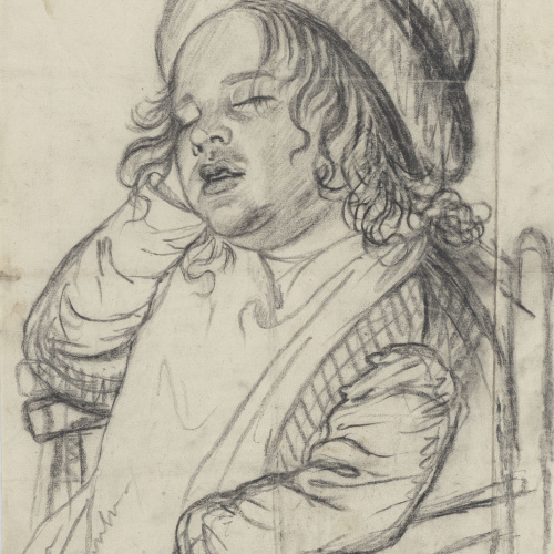 image for: Anònim - Nen dormint - 1849