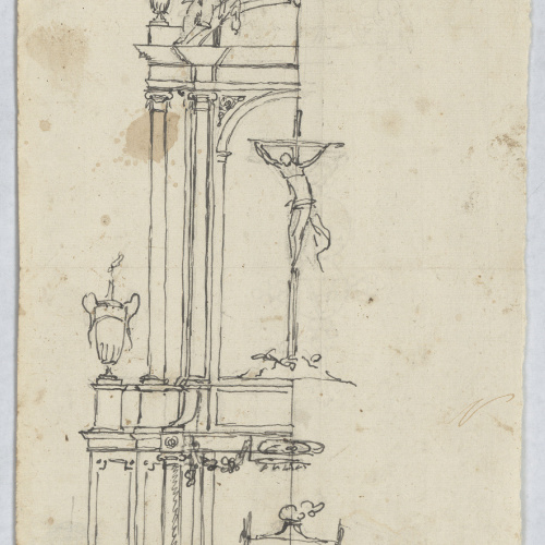 image for: Nicolau Traver - Projecte de retaule - 1789