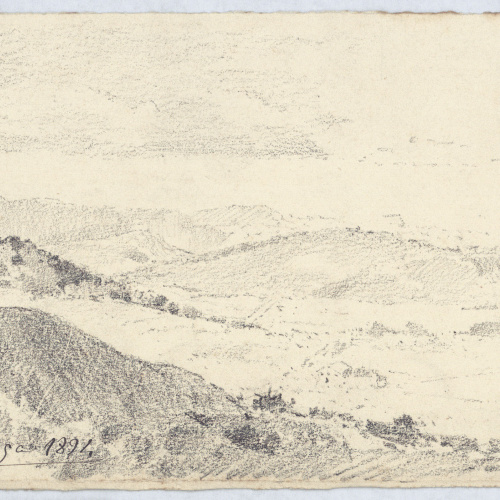 image for: Josep Berga Boix - Estudi d&#039;un paisatge - 1894