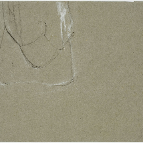 image for: Ramon Martí i Alsina - Paisatge (anvers) / Fragment de figura (revers) - Cap a 1870-1875 [1]