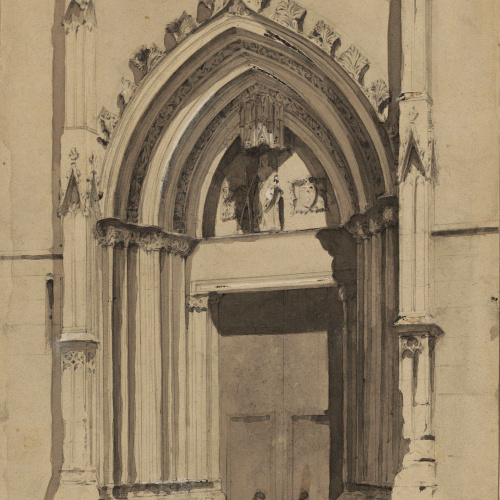image for: Frederic Brunet - Porta de Santa Eulàlia de la catedral de Barcelona - 1893