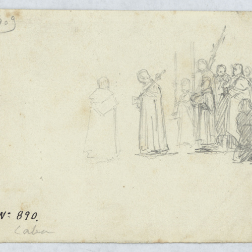 Antoni Caba - Processó - Cap a 1860-1870 image for: Antoni Caba - Processó - Cap a 1860-1870