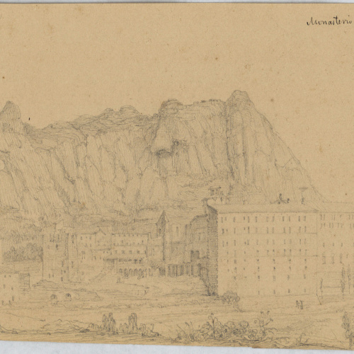 image for: Lluís Rigalt - Monasterio de Montserrat - 1841