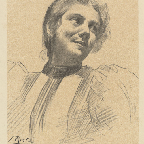 image for: Isidre Riera - Bust de dona - Cap a 1895