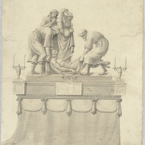 image for: Damià Campeny - Enterrament de Crist - Cap a 1816