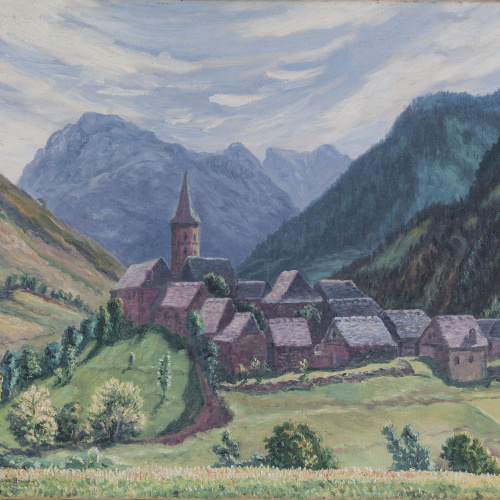 image for: Marià Pidelaserra - «Salardú» Vall d&#039;Aran - 1944