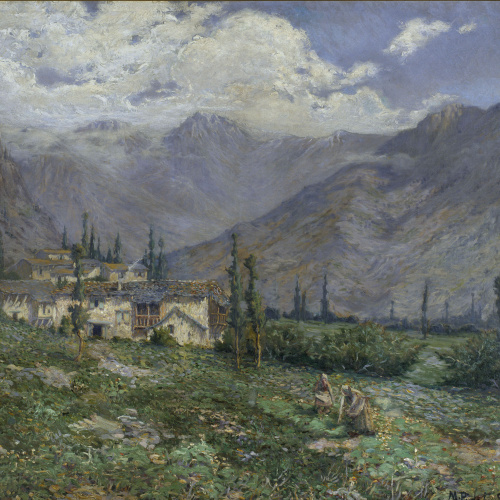 image for: Marià Pidelaserra - Paisatge del Pirineu - 1899