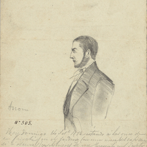 image for: Anònim - Retrat de Francesc Soler i Rovirosa - 1856