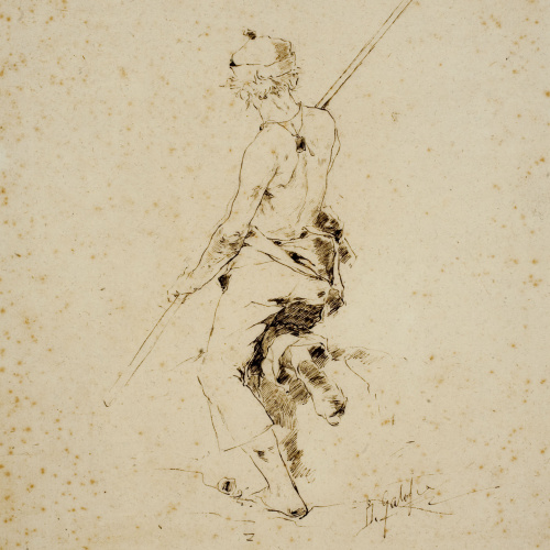 image for: Baldomer Galofre - Pescador de cloïsses - Cap a 1884