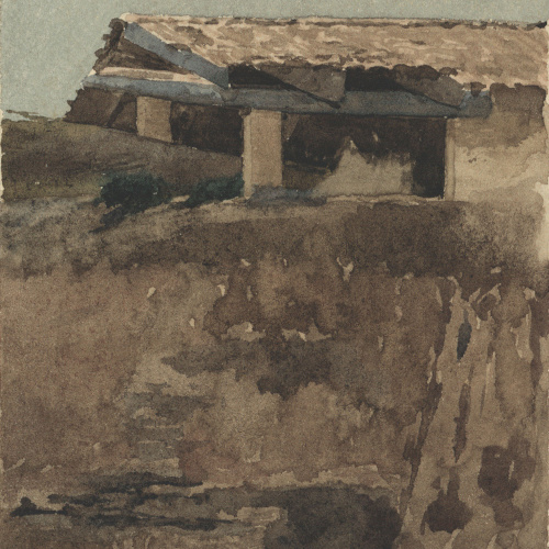 image for: Agustí Rigalt - Paisatge (apunt del natural) - 1876