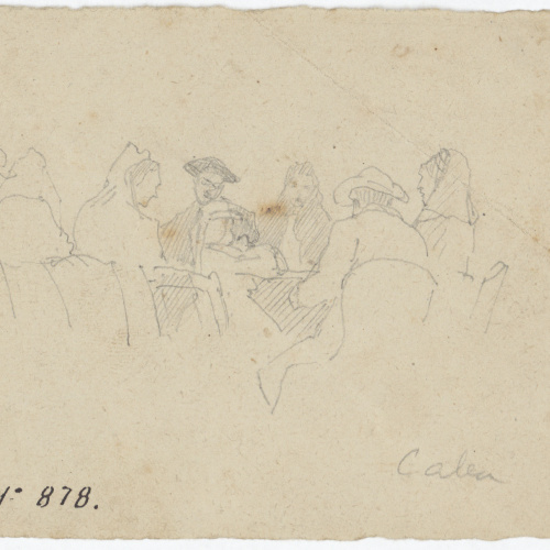 Antoni Caba - Tertúlia - Cap a 1860-1870 image for: Antoni Caba - Tertúlia - Cap a 1860-1870