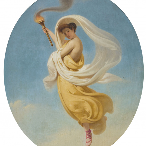 image for: Claudi Lorenzale - Al·legoria de l&#039;Estiu - Cap a 1847