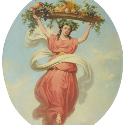 image for: Claudi Lorenzale - Al·legoria de la Tardor - Cap a 1847
