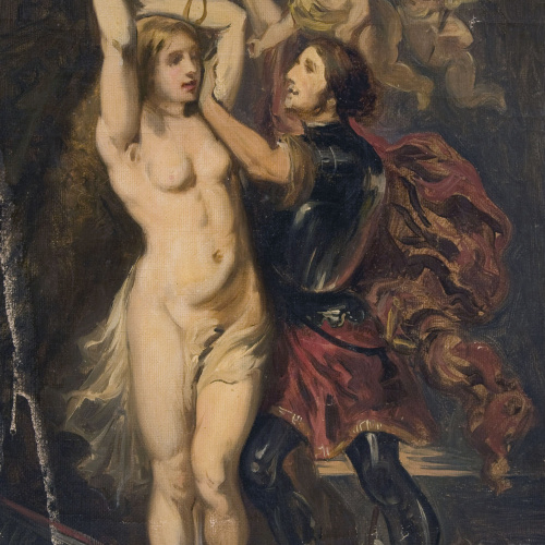image for: Claudi Lorenzale - Còpia d&#039;«Andròmeda alliberada per Perseu» de Rubens - Cap a 1851