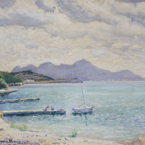 image for: Marià Pidelaserra - Mallorca. Port de Pollensa - 1945