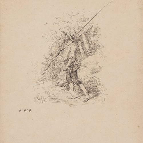 image for: Josep Bosch Culilla - Un pescador de canya - 1885