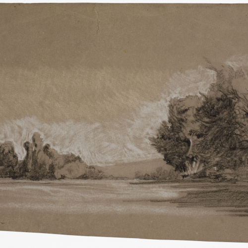 Ramon Martí i Alsina - Paisatge - Cap a 1865-1870 image for: Ramon Martí i Alsina - Paisatge - Cap a 1865-1870