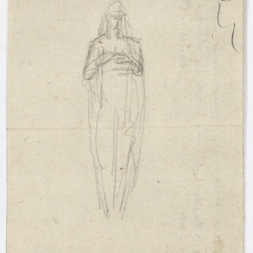 image for: Damià Campeny - Apunt de figura femenina - Cap a 1803