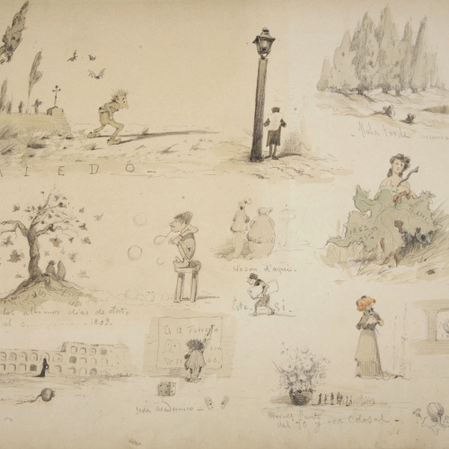 Modest Urgell - Apunts diversos - Cap a 1870 image for: Modest Urgell - Apunts diversos - Cap a 1870