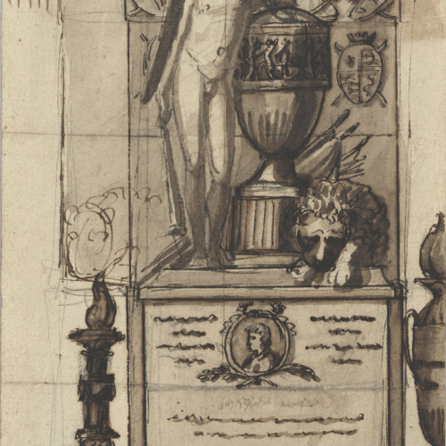 image for: Damià Campeny - Projecte de monument funerari - Cap a 1805-1810