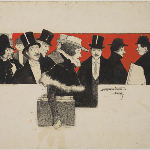 image for: Joan Cardona - Grup de persones elegants - Cap a 1901