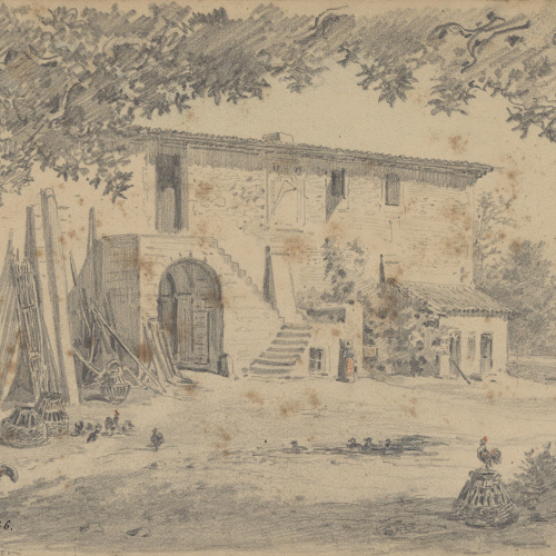 image for: Anònim - Masia - Cap a 1856