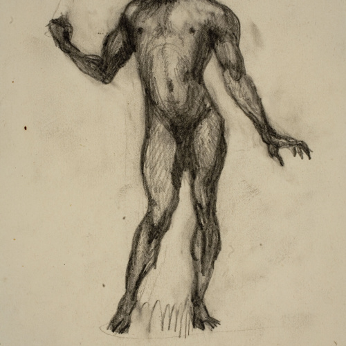 image for: Ismael Smith - Escultura del monument a Louis Firpo - 1924