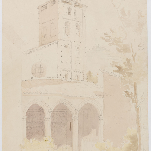 image for: Adolphe Hedwige Alphonse Delamare - Monestir de Santa Maria de Ripoll (Església de Sant Benet de Ripoll) - Dissabte 6 d’agost de 1825