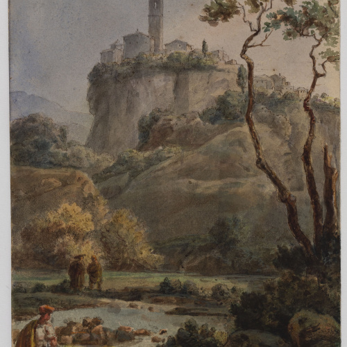 image for: Adolphe Hedwige Alphonse Delamare - Castellfollit de la Roca - 6 d&#039;agost de 1826