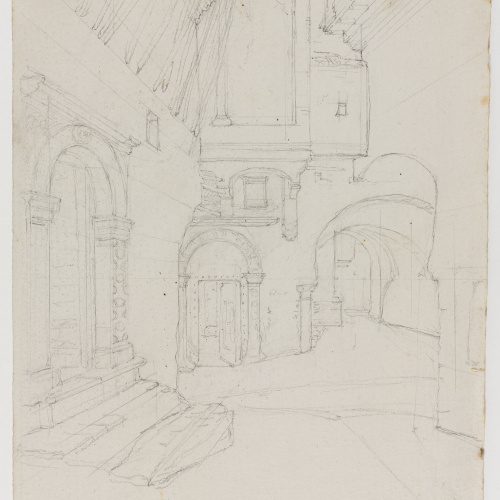 image for: Adolphe Hedwige Alphonse Delamare - Arquitectura (Algèria?) - Cap a 1830