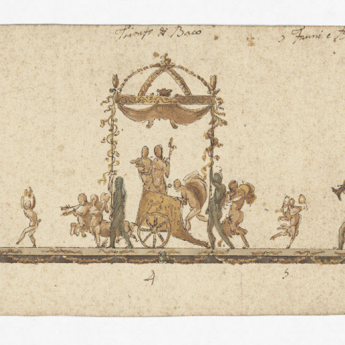 image for: Damià Campeny - Projecte de triomf de taula (anvers) / Esbós de triomf de taula (revers) - Cap a 1804-1806