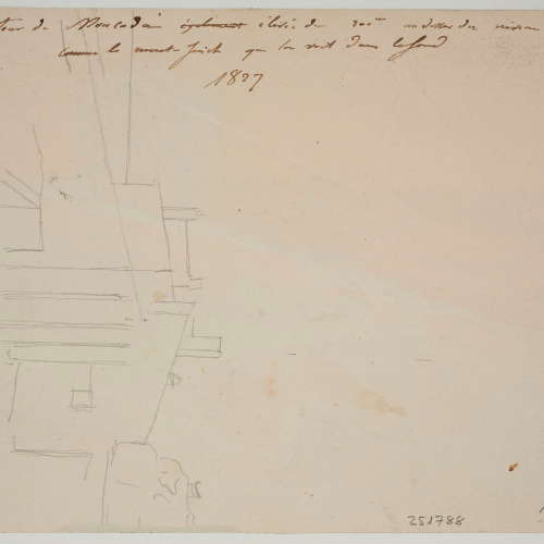 image for: Adolphe Hedwige Alphonse Delamare - Castell de Montcada - 1827 [1]