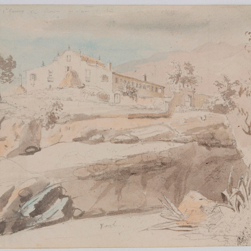 image for: Adolphe Hedwige Alphonse Delamare - Masia a Sant Gervasi de Cassoles - 1827